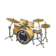 Natural wood x Rock logo Natural wood x Rock logo