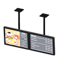 Dual Hanging Monitors