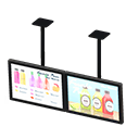 Dual Hanging Monitors Animal Crossing New Horizons | ACNH Items - ACNHMALL
