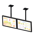 Dual Hanging Monitors Animal Crossing New Horizons | ACNH Items - ACNHMALL