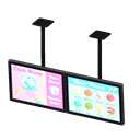 Dual Hanging Monitors Animal Crossing New Horizons | ACNH Items - ACNHMALL