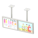 Dual Hanging Monitors Animal Crossing New Horizons | ACNH Items - ACNHMALL