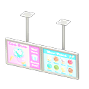 Dual Hanging Monitors Animal Crossing New Horizons | ACNH Items - ACNHMALL