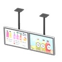 Dual Hanging Monitors Animal Crossing New Horizons | ACNH Items - ACNHMALL