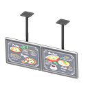 Dual Hanging Monitors Animal Crossing New Horizons | ACNH Items - ACNHMALL