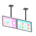 Dual Hanging Monitors Animal Crossing New Horizons | ACNH Items - ACNHMALL