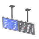 Dual Hanging Monitors Animal Crossing New Horizons | ACNH Items - ACNHMALL