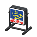 Standing Electric Sign Animal Crossing New Horizons | ACNH Critter - ACNHMALL