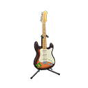 Rock Guitar Animal Crossing New Horizons | ACNH Critter - ACNHMALL