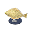 Olive Flounder Model Animal Crossing New Horizons | ACNH Critter - ACNHMALL