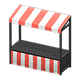 Black x Red stripes