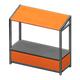 Orange & silver x None