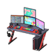 Black & red x First-person game