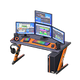 Black & orange x Digital-audio workstation