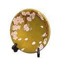 Golden Decorative Plate Animal Crossing New Horizons | ACNH Critter - ACNHMALL