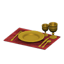 Golden Dishes Animal Crossing New Horizons | ACNH Critter - ACNHMALL