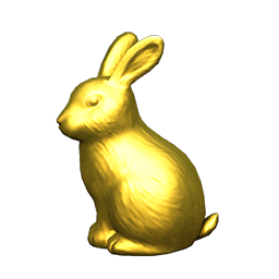 Golden Garden Bunny DIY