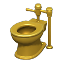 Golden Toilet Animal Crossing New Horizons | ACNH Critter - ACNHMALL