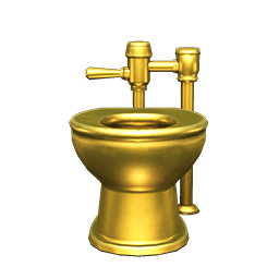 Golden Toilet DIY