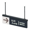 Hanging Guide Sign Animal Crossing New Horizons | ACNH Items - ACNHMALL
