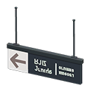 Hanging Guide Sign Animal Crossing New Horizons | ACNH Items - ACNHMALL