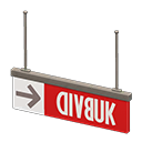 Hanging Guide Sign Animal Crossing New Horizons | ACNH Items - ACNHMALL