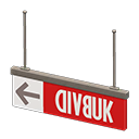 Hanging Guide Sign Animal Crossing New Horizons | ACNH Items - ACNHMALL