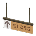 Hanging Guide Sign Animal Crossing New Horizons | ACNH Items - ACNHMALL