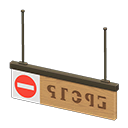 Hanging Guide Sign Animal Crossing New Horizons | ACNH Items - ACNHMALL