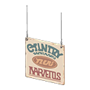Hanging Sign Animal Crossing New Horizons | ACNH Items - ACNHMALL