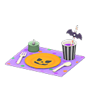 Spooky Table Setting Animal Crossing New Horizons | ACNH Critter - ACNHMALL