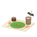 Spooky Table Setting Animal Crossing New Horizons | ACNH Critter - ACNHMALL