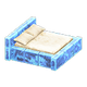Ice blue x White