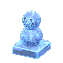 Frozen Mini Snowperson Animal Crossing New Horizons | ACNH Critter - ACNHMALL