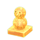 Frozen Mini Snowperson Animal Crossing New Horizons | ACNH Critter - ACNHMALL