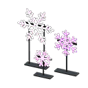 Illuminated Snowflakes Animal Crossing New Horizons | ACNH Critter - ACNHMALL