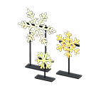 Illuminated Snowflakes Animal Crossing New Horizons | ACNH Critter - ACNHMALL