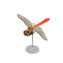 Red Dragonfly Model Animal Crossing New Horizons | ACNH Critter - ACNHMALL