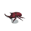 Horned Dynastid Model Animal Crossing New Horizons | ACNH Critter - ACNHMALL
