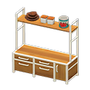 Ironwood Cupboard Animal Crossing New Horizons | ACNH Critter - ACNHMALL