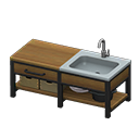 Ironwood Kitchenette Animal Crossing New Horizons | ACNH Critter - ACNHMALL