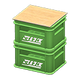 Green x White logo