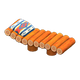 Orange wood x Geometric print Orange wood x Geometric print
