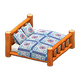 Orange wood x Quilted