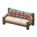 Log Extra-Long Sofa Animal Crossing New Horizons | ACNH Critter - ACNHMALL