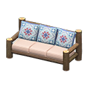 Log Extra-Long Sofa Animal Crossing New Horizons | ACNH Critter - ACNHMALL