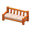 Log Extra-Long Sofa Animal Crossing New Horizons | ACNH Critter - ACNHMALL