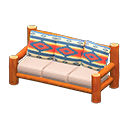 Log Extra-Long Sofa Animal Crossing New Horizons | ACNH Critter - ACNHMALL