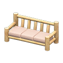 Log Extra-Long Sofa Animal Crossing New Horizons | ACNH Critter - ACNHMALL