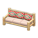 Log Extra-Long Sofa Animal Crossing New Horizons | ACNH Critter - ACNHMALL